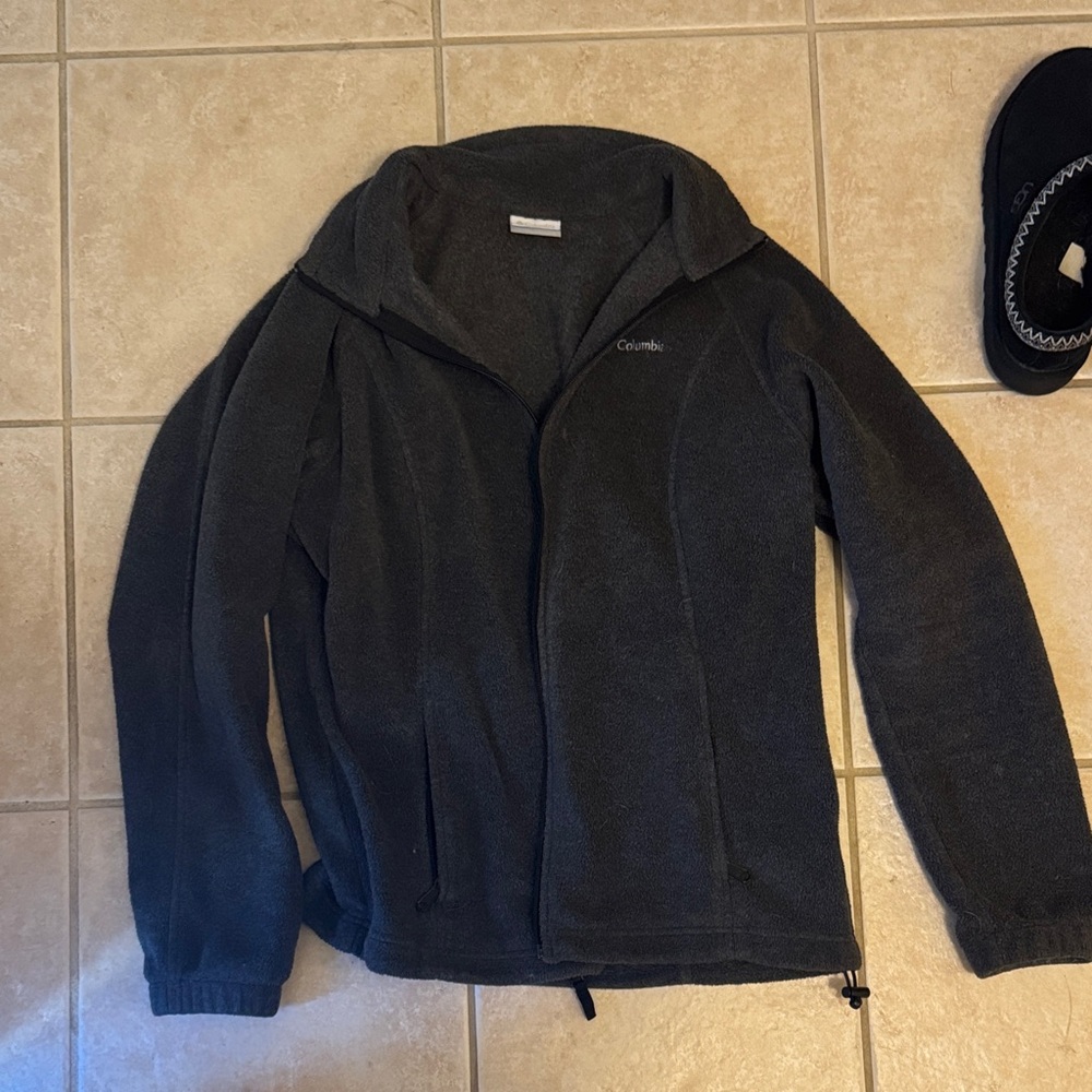 Columbia Charcoal Fleece Jacket
